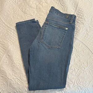 7 For All Mankind Light Blue Skinny Jeans